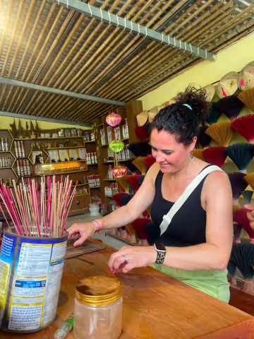 Hoi An Hidden Gems with Traditional Crafts on Scooter with Lady Riders