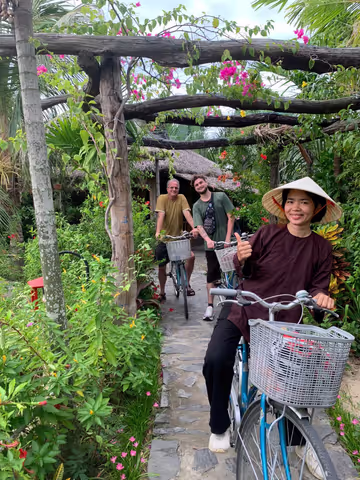 Cycling, Local Market & Basket Boat Adventure