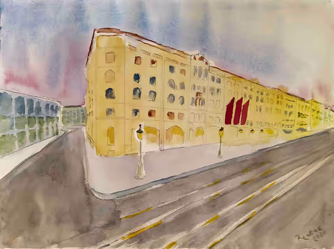 Drawing Munich Landscapes and Monuments
