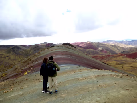 Vinicunca  Rainbow Mountain Or Palcoyo Peru