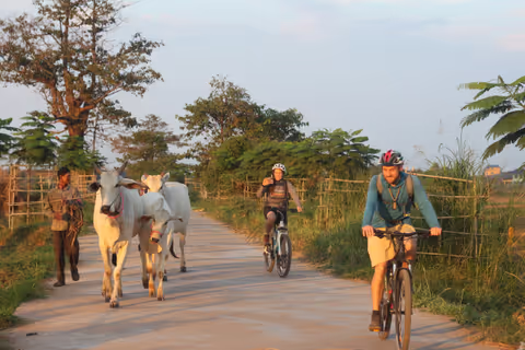 Mekong Island Bike Tour & lunch with farmer