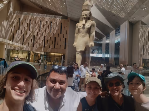 Full-day Private Tour to the Grand Egyptian Museum (GEM), Giza Pyramids and The Sphinx