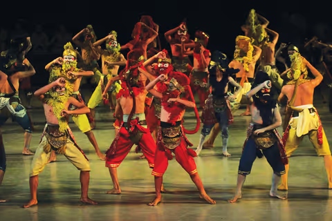 Prambanan temple and Ramayana Ballet show