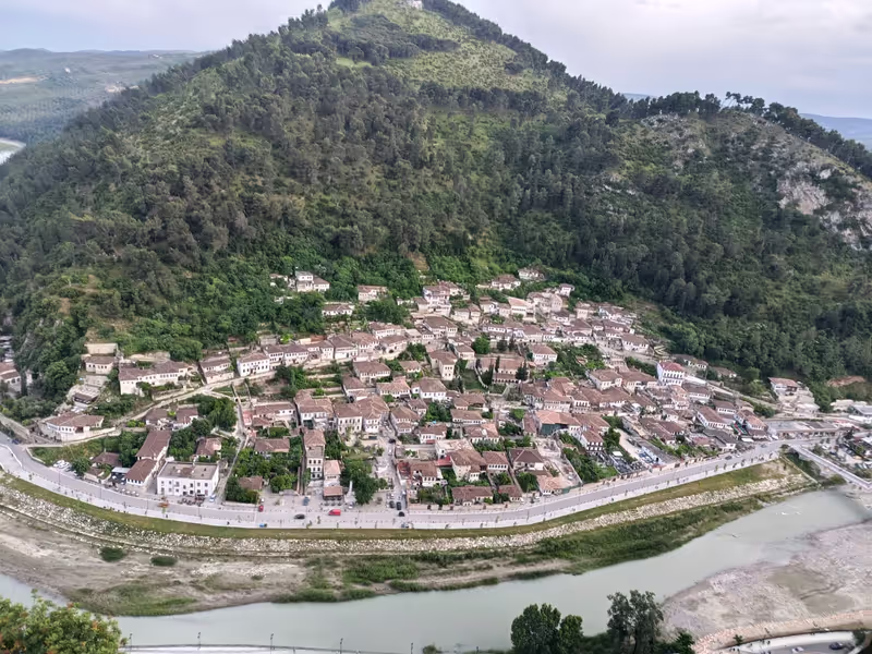 Berat Private Tour - Gorica from the Balcon of the castel