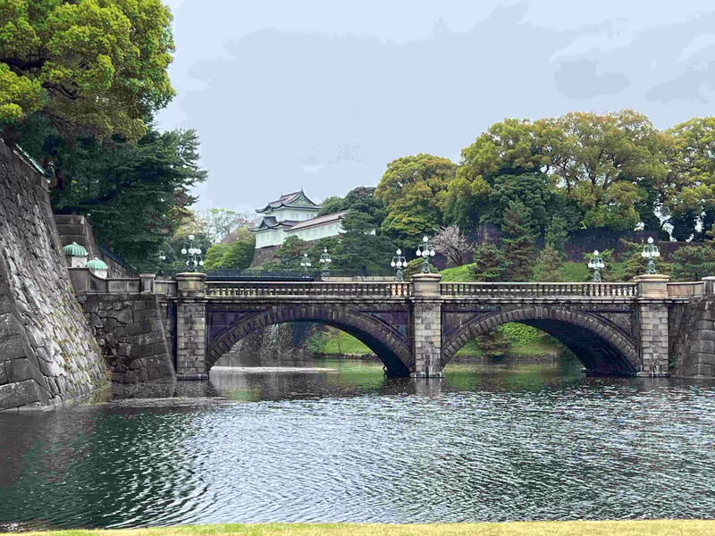 Yokohama Private Tour - Doble Bridge in Imperial Palace
