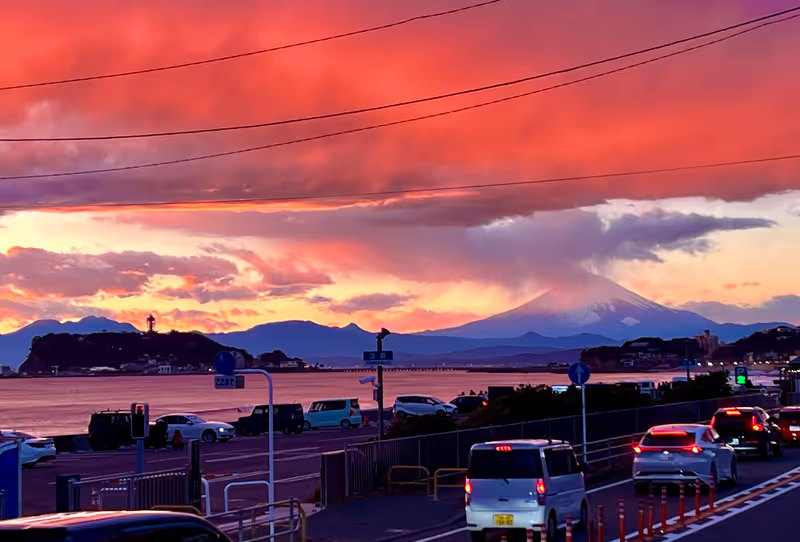 Kamakura Private Tour - Mt. Fuji and Enoshima at Dusk