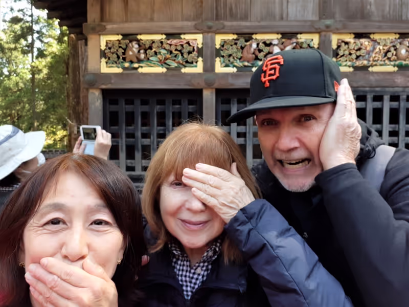 Tokyo Private Tour - See no evil, hear no evil, say no evil in Nikko :)