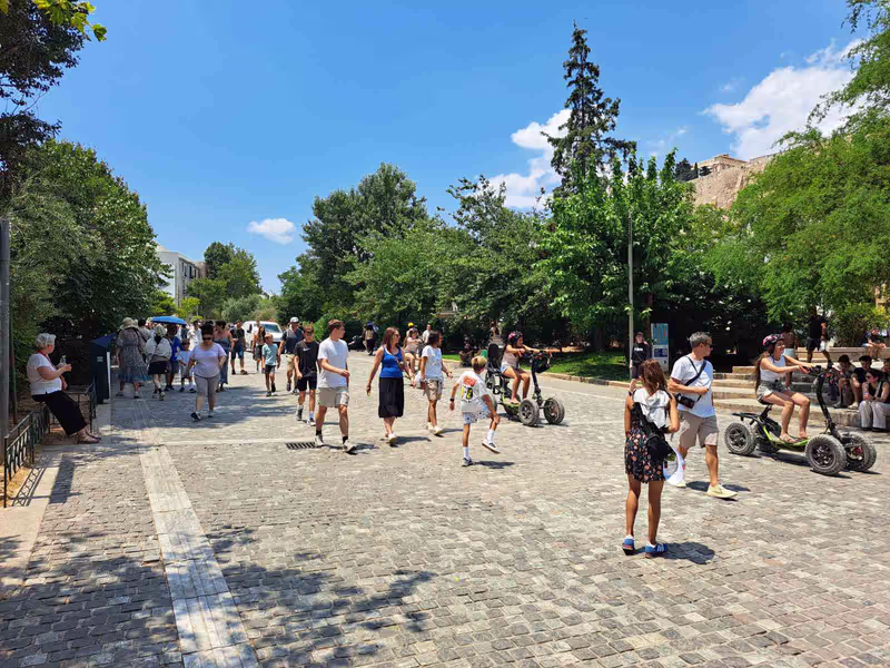 Attiki Private Tour - Main street Dionysiou Aeropoagitou, leading to all archaeological sites