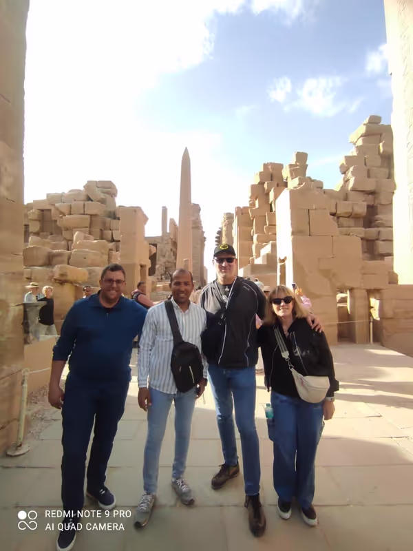 Luxor Private Tour - `Geführte Tour durch den Karnak-Tempel mit Obelisk. Kleine Gruppen, viel Zeit für Fotos.