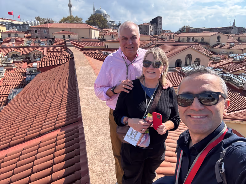 Istanbul Private Tour - Above the rooftops of Istanbul with my guests