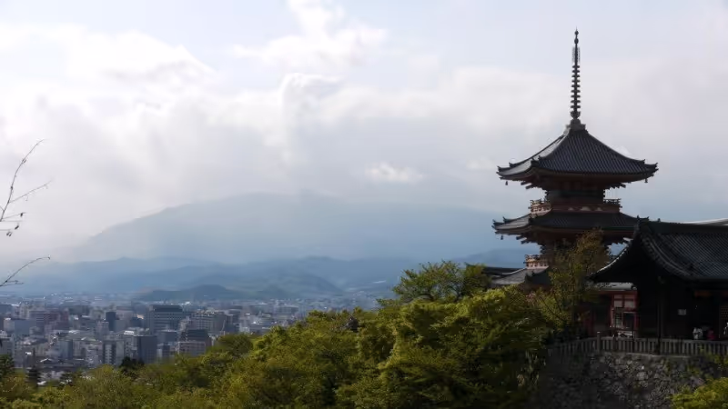 Kyoto Private Tour - Vistas de Kyoto desde kiyomizudera