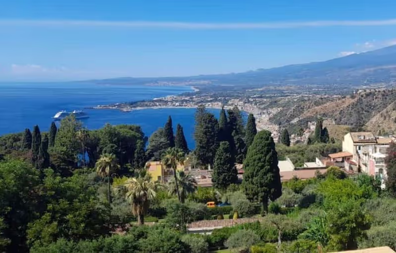 Sicilia Private Tour - The view from the theatre 