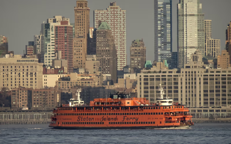New York Private Tour - The Staten Island Ferry for New York Harbor and Lady Liberty views 