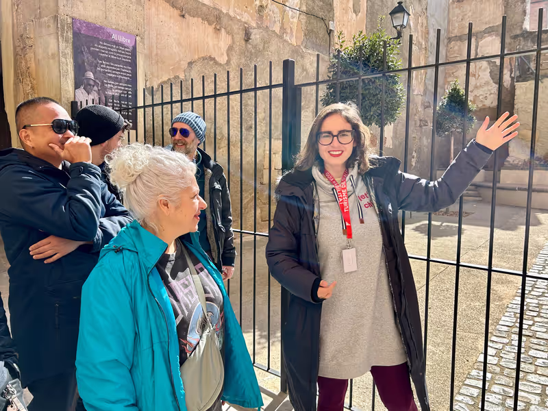 Catalonia Private Tour - Walking tour in Gandesa. Enjoying the murals and strret art of the village.