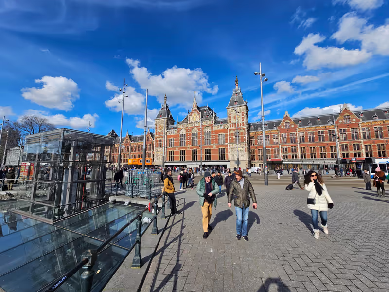 Amsterdam Private Tour - Beautiful architecture of Central station.