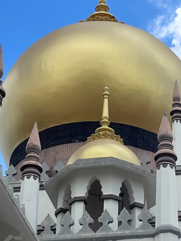 Singapore Private Tour - Golden onion in Malay cultural place