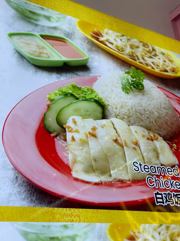 Singapore Private Tour - Singapore unofficial food - Hainanese Chicken Rice