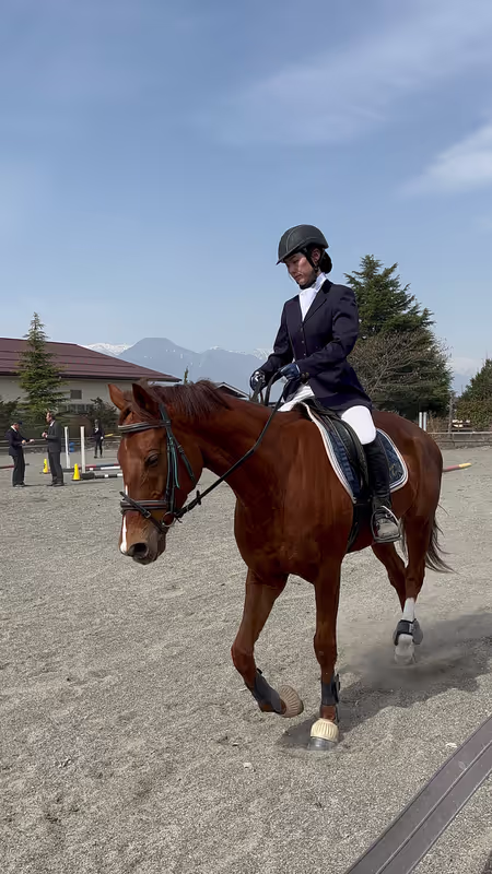 Nagano Private Tour - I love horse riding!