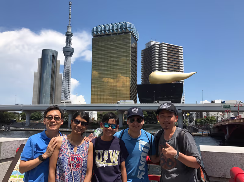 Saitama Private Tour - the Sumida River in Asakusa 
