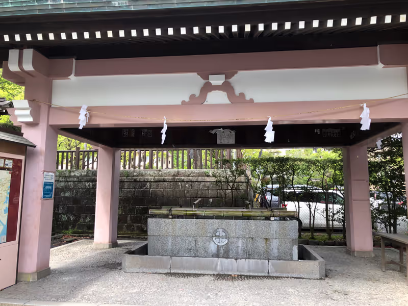 Kagoshima Private Tour - Mitarai well (tap water) at Terukuni Shrine.