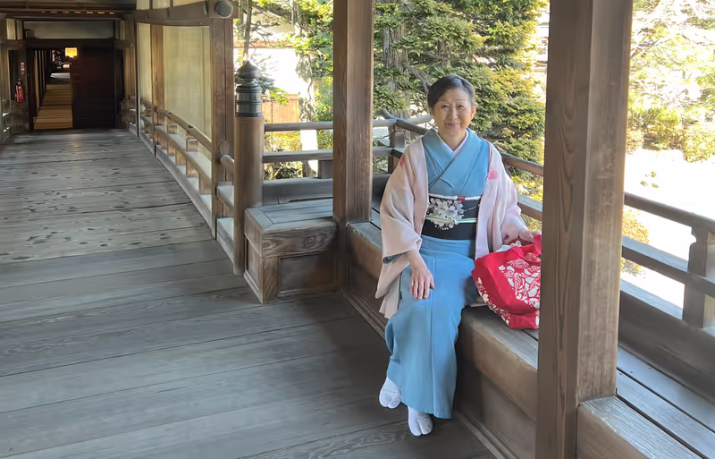 Tokyo Private Tour - I sometimes wear kimono 