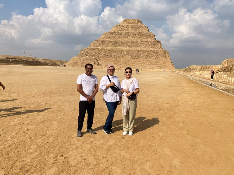 Giza Private Tour - Saqqara step pyramid complex