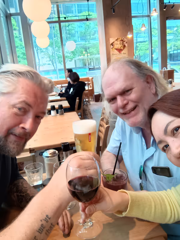 Chiba Private Tour - Cheers together