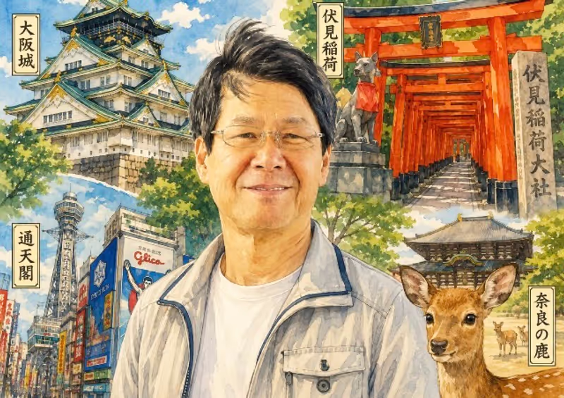 Osaka Private Tour - Landmark of 3ancient capital cities