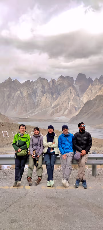 Islamabad Private Tour - With the Guest at Passu Gojal valley northern Pakistan