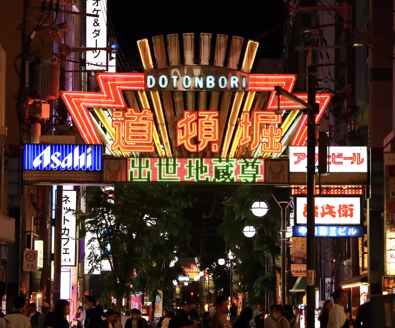 Osaka Private Tour - Dotonbori is full of nightlife & entertainment!
