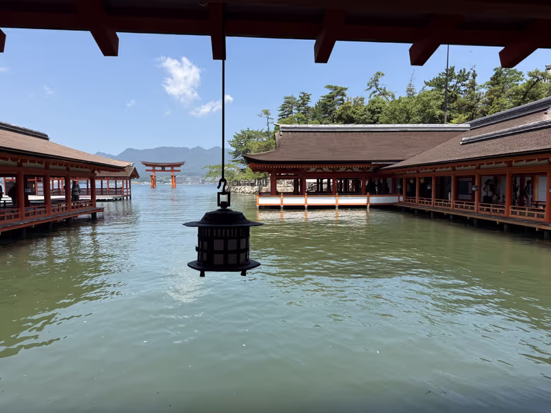 Hiroshima Private Tour - Seawater flowing beneath Itsukushima Shrine at high tide