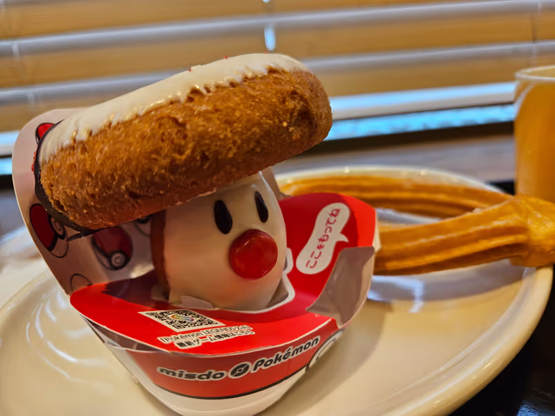 Osaka Private Tour - Pokémon Donuts are a limited‑edition item from Mister Donut.