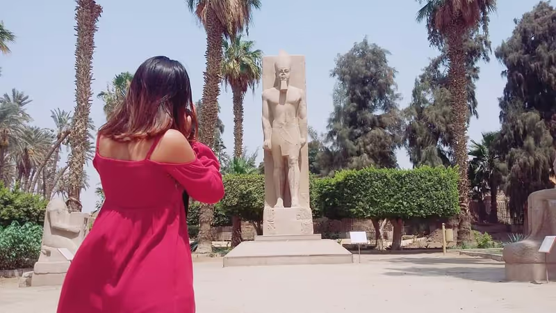 Cairo Private Tour - I love taking backward photos