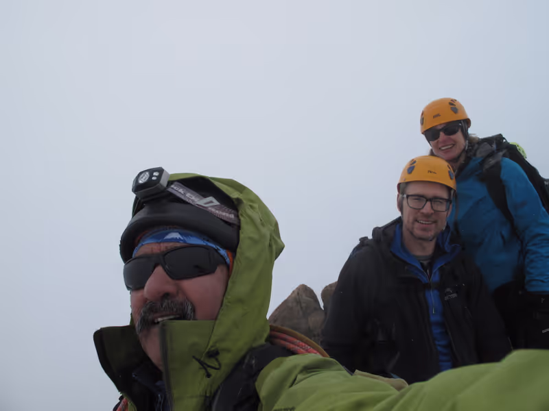 Pichincha Private Tour - Climbing a volcano with happy clients 