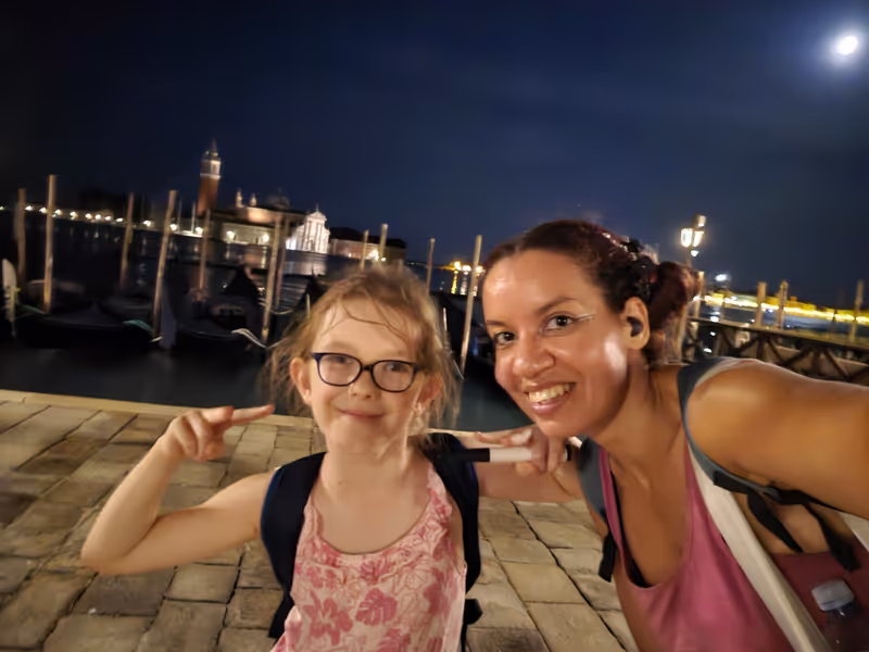 Venice Private Tour - With my favorite client, Amanda, my Latvia spirit daughter. 