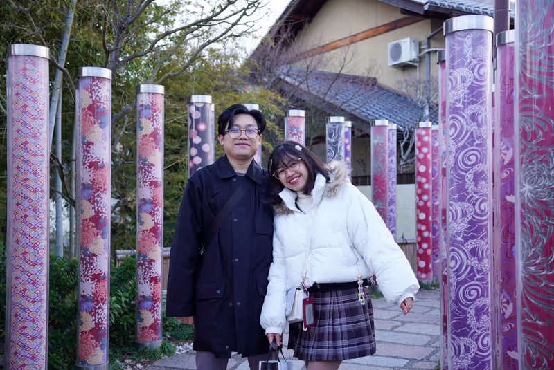 Osaka Private Tour - kimono forest