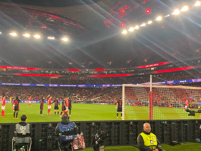 Lisbon Private Tour - Estádio da Luz and Benfica never disappoint on an UEFA Champions League night