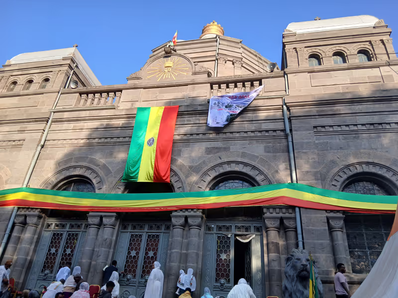 Addis Ababa Private Tour - Ba,ata mariam church,where Mausoleum  of Emeror Menilik found .