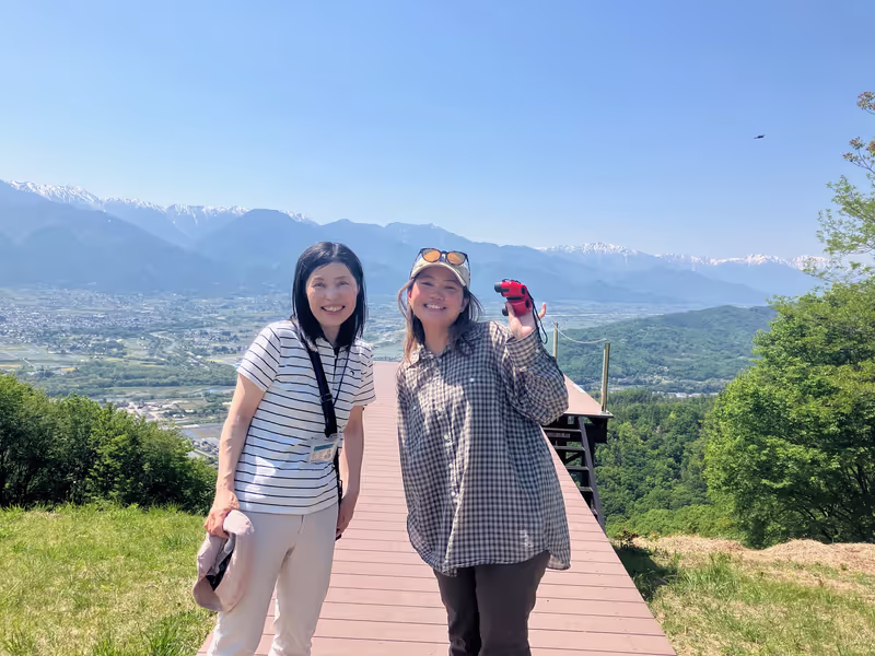 Nagano Private Tour - At the Top of Mt Nagamine