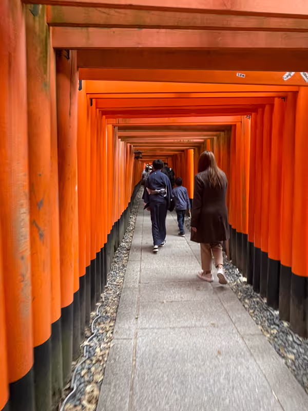 Kyoto Private Tour - Fushimi Inari Senbon Torii (The Red Torii Corridor in Fushimi Inari shrine)