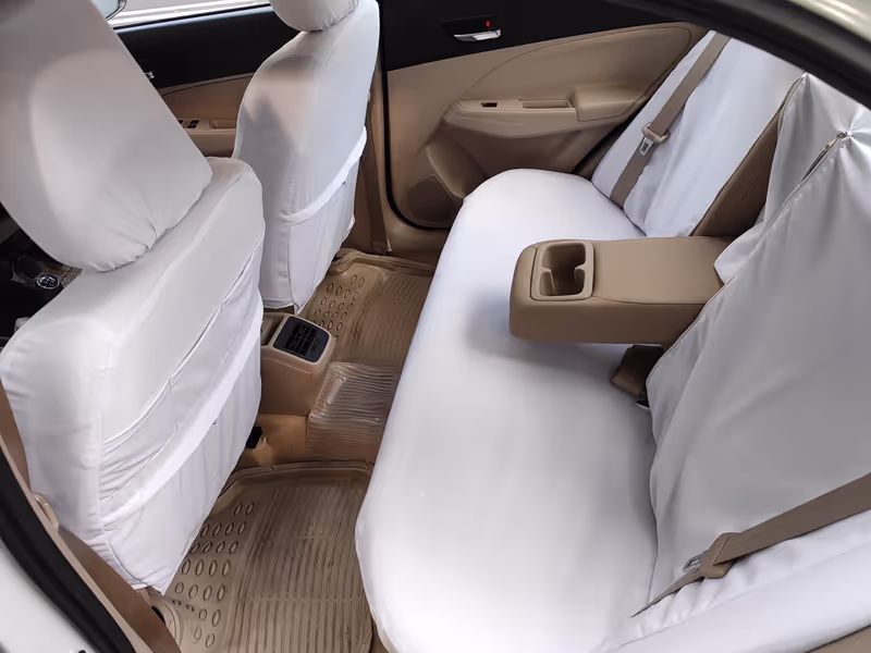 Delhi Private Tour - Swift Dzire interior