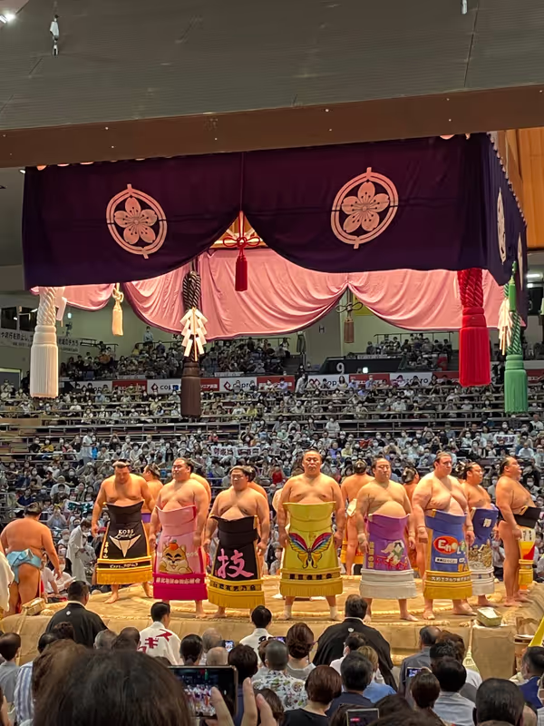 Nagoya Private Tour - Nagoya event-Makuno-uchi wrestlers