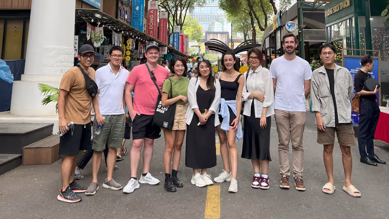Ho Chi Minh Private Tour - A group of guests coming from Singapore