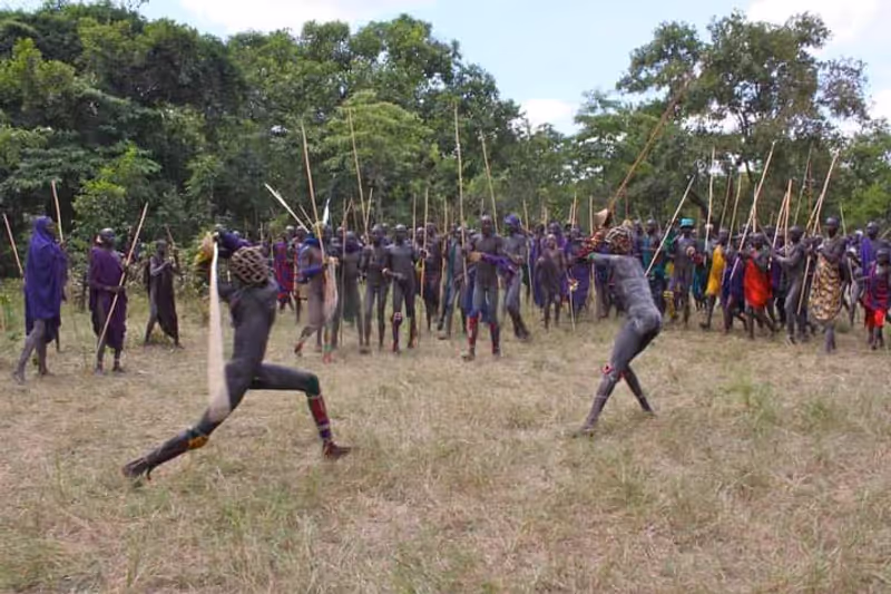 Addis Ababa Private Tour - Donga/stick fighting event in Surma villagr