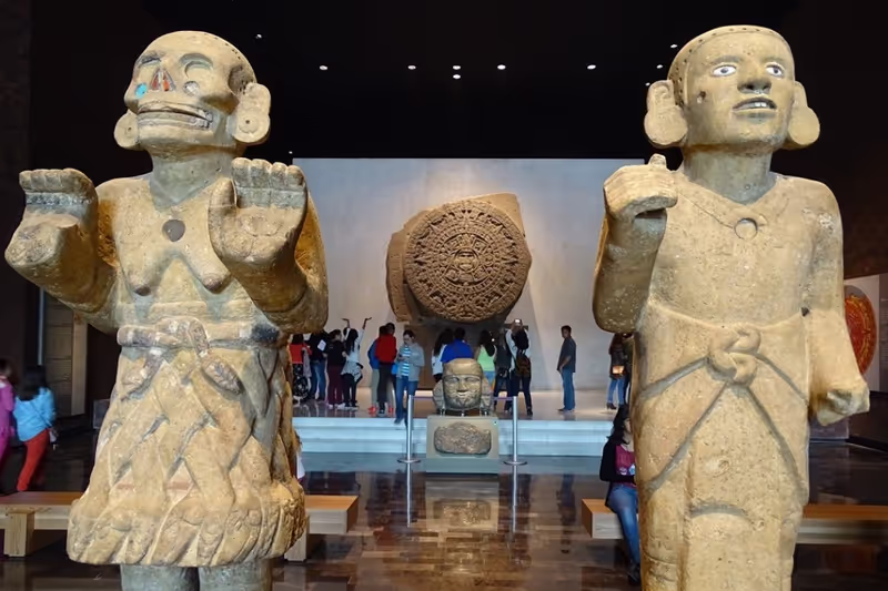 Mexico City Private Tour - Mexica sculptures 