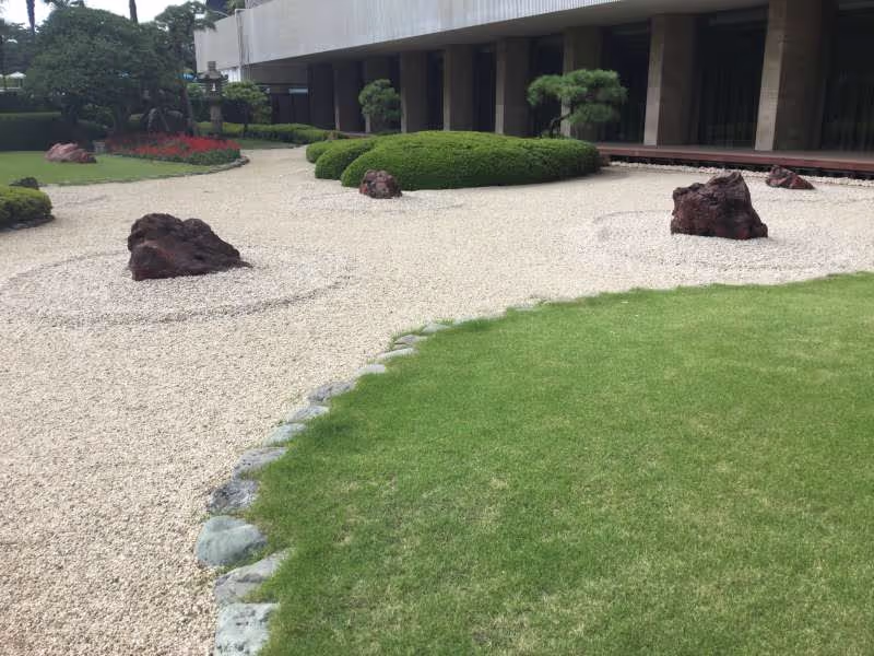 Tokyo Private Tour - 7. Hotel New Otani's Japanese Garden (Dry landscape garden)