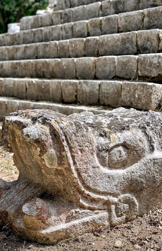 Playa del Carmen Private Tour - The feathered serpent at Chichen Itza