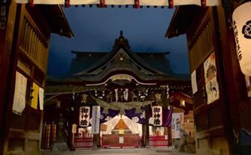 Fukuoka Private Tour - Kushida shrine night view