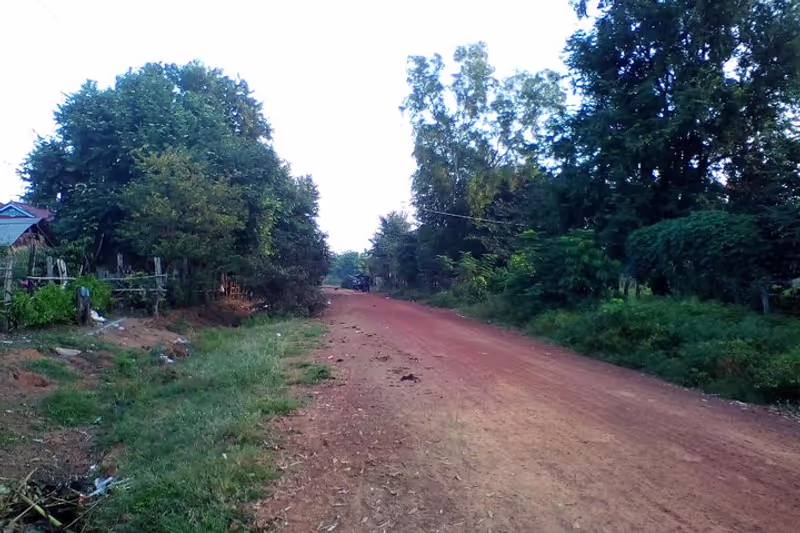 Siem Reap Private Tour - Road view in the countryside
