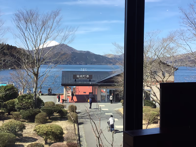 Hakone Private Tour - View from Lunch place